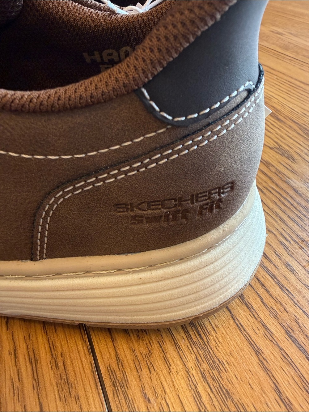 Skechers Swift Fit Men's Brown Casual Sneakers Size 11 - Picture 3 of 7